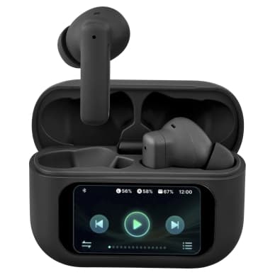 Streetz Streetz T600 TWS -kuulokkeet LCD-näytöllä, ANC ja ENC, musta T600-BLK Vastaa: N/A