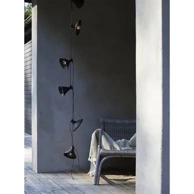 PR Home Daphne Valonauha 6 LED-lamppua Musta 7,2m IP44 1898103 Vastaa: N/A