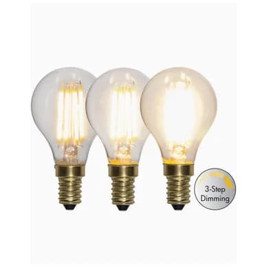 Star Trading Pallolamppu 3-asteinen himmennys E14 LED 4 W 2100K 354-81 Vastaa: N/A