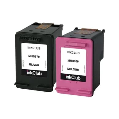 inkClub Multipakkaus mustekasetit - Korvaa HP 302 - musta ja väri MHB8-2 Vastaa: X4D37AE
