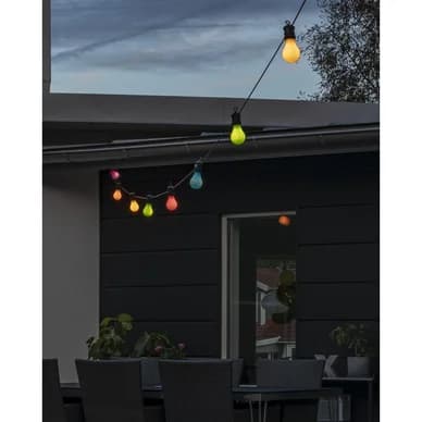 Konstsmide Valonauha E27 sis. 10 LED-lamppu Himmennin 24V/IP44 4151-500 Vastaa: N/A