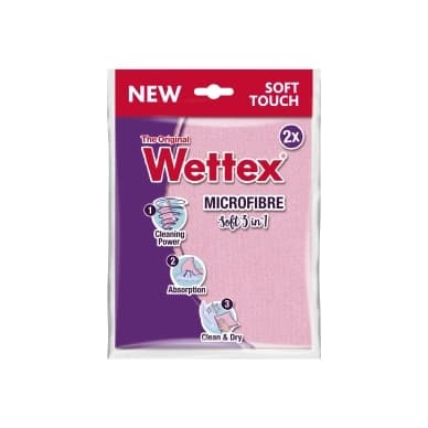 Vileda Wettex Soft 3-in-1 mikrokuituliina 2-pakkaus 4023103229464 Vastaa: N/A