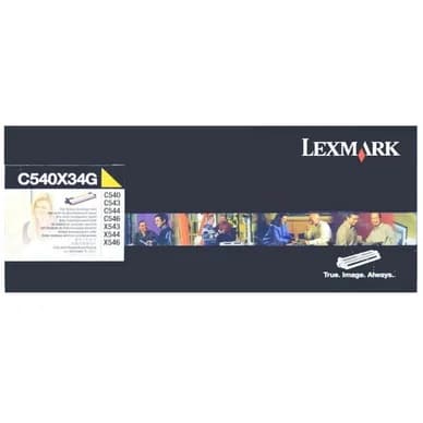 Lexmark Developer keltainen C540X34G Vastaa: N/A