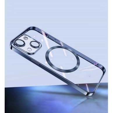 Turtos Kännykkäkotelot MagSafe Transparent iPhone 15 Plus,Navy Blue AC17286 Vastaa: N/A