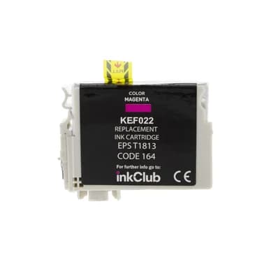 inkClub Mustepatruuna, korvaa Epson 18XL, magenta, 405 sivua KEF022 Vastaa: T1813