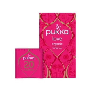 Pukka Pukka Love Herbal Tea teepussit 20-pakkaus 850835000115 Vastaa: N/A