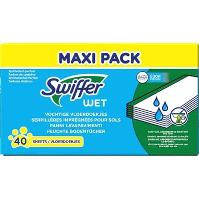 Swiffer Swiffer Sweeper Wet Pet Cleaning Clothes Refill 40-pack 8700216671972 Vastaa: N/A