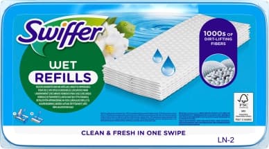 Swiffer Swiffer Floor Wet Refills Morning Fresh 24-pakkaus 8006530185356 Vastaa: N/A