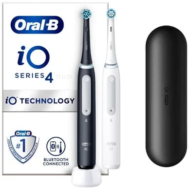 Oral-B Oral-B iO4 Series 4 Duo Sähköhammasharja Black/White 4210201414742 Vastaa: N/A