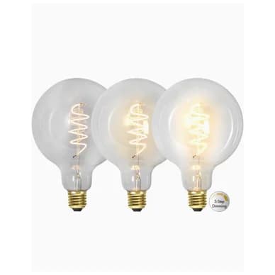 Star Trading Globe-lamppu 3-asteinen himmennys G125 E27 LED 4 W 2100K 354-89 Vastaa: N/A