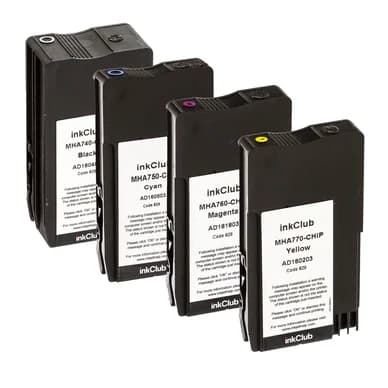 inkClub Multipakkaus mustekasetit - Korvaa HP 950XL/HP 951XL MHA7-4-CHIP Vastaa: C2P43AE