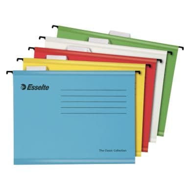 ESSELTE Riippukansio Esselte Std A4 Assorted (10) 93042 Vastaa: N/A