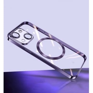 Turtos Kännykkäkotelot MagSafe Transparent iPhone 15 Plus, Purple AC17289 Vastaa: N/A