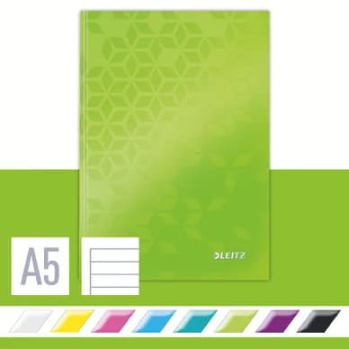 Leitz Leitz muistikirja WOW A5 viiva vihr. 46271054 Vastaa: N/A