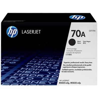 HP HP 70A Värikasetti musta Q7570A Vastaa: N/A