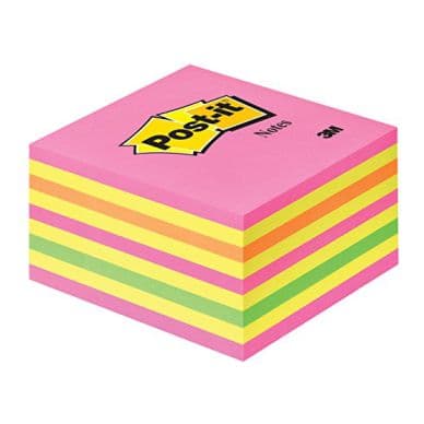 Post-it Post-it Kuutio 76x76 mm vaaleanpunainen/keltainen 4001895871368 Vastaa: N/A