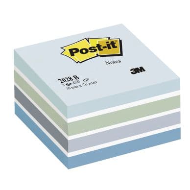 Post-it Post-it Kuutio 76x76 mm sininen/valkoinen 4001895872792 Vastaa: N/A