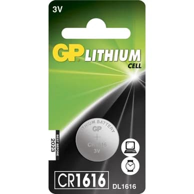 GP BATTERIES GP CR 1616-C1 GP-CR1616 Vastaa: N/A