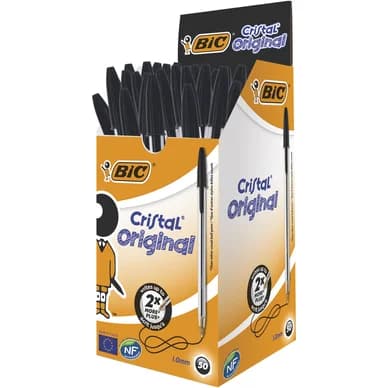 Bic BIC Cristal Medium Musta 1.0 (50)  847897 Vastaa: N/A