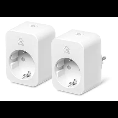 DELTACO Smart Home älypistorasia energiamittauksella, 16A, 2 kpl SH-P01E16-2P Vastaa: N/A