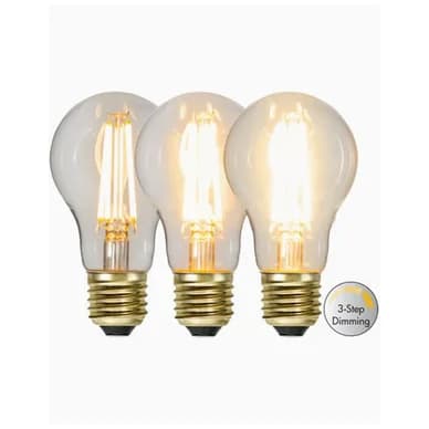 Star Trading Lamppu 3-asteinen himmennys E27 LED 7 W 2100 K 700 lumenia 354-84 Vastaa: N/A