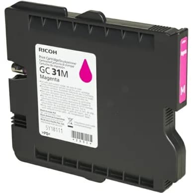 Ricoh Ricoh GC31M Mustepatruuna magenta, 1.560 sivua 405690 Vastaa: N/A