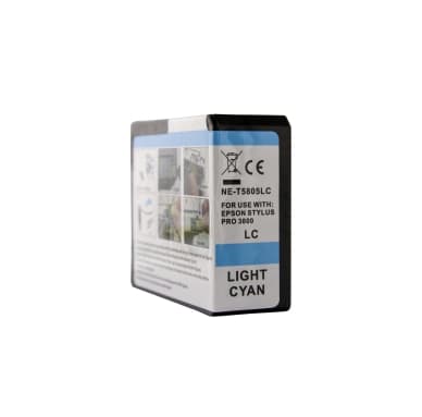 WL Mustepatruuna, korvaa Epson T5805, vaalea cyan, 84 ml 0T5805 Vastaa: T5805