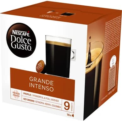 Dolce gusto Dolce Gusto Grande Intenso kahvikapselit, 16 annosta 7613032913250 Vastaa: N/A