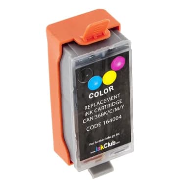 inkClub Mustepatruuna värillinen, korvaa Canon CLI-36 KCB445 Vastaa: CLI-36