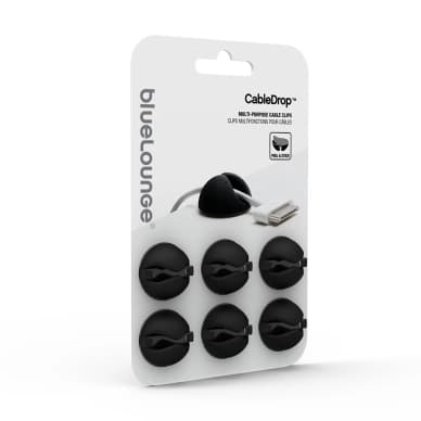 Bluelounge Bluelounge CableDrop 6-pack, Musta 705105462639 Vastaa: N/A