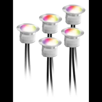 DELTACO Smart Home terassivalon laajennussarja, 5 valoa, lämmin/RGB SH-DLEX01 Vastaa: N/A