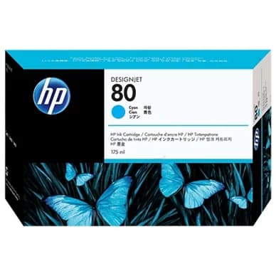 HP HP 80 Mustepatruuna Cyan C4872A Vastaa: N/A