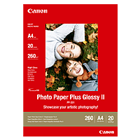 Canon Photo-paperi Glossy Plus A4 20 ark. 260g PP201A4 Vastaa: N/A