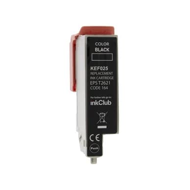 inkClub Mustepatruuna, korvaa Epson 26XL, musta, 500 sivua KEF025 Vastaa: T2621
