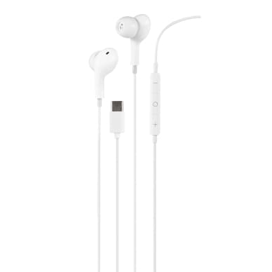 Streetz Streetz C220 In-ear kuulokkeet, 3-button, USB-C, valkoinen C220-WHT Vastaa: N/A