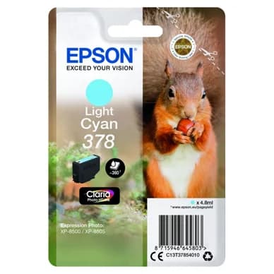 Epson Epson 378 Mustepatruuna vaalea cyan T3785 Vastaa: N/A