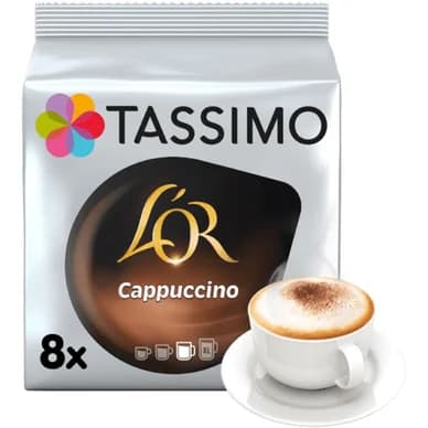 Tassimo L'OR Tassimo Cappuccino kahvikapselit, 8 annosta 7622300455903 Vastaa: N/A