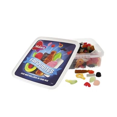 Malaco Malaco Suosikit 900 g 7330869143765 Vastaa: N/A