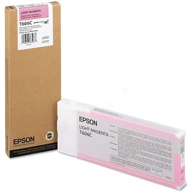 Epson Epson T606C Mustepatruuna vaalea magenta T606C Vastaa: N/A
