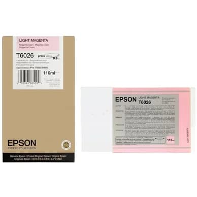 Epson Epson T6026 Mustepatruuna vaalea magenta T6026 Vastaa: N/A