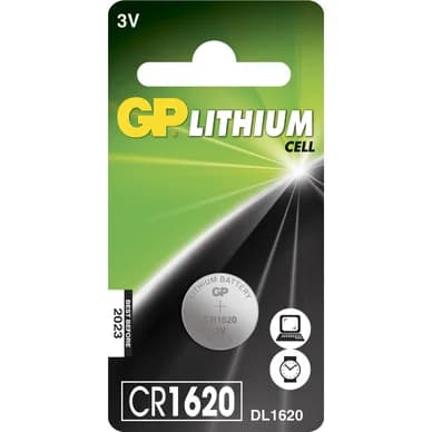 GP BATTERIES GP CR 1620-C1 GP-CR1620 Vastaa: N/A