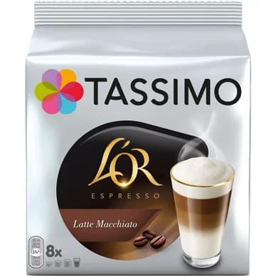 Tassimo L'OR Tassimo Espresso Latte Macchiato kahvikapselit, 8 annosta 7622300456221 Vastaa: N/A