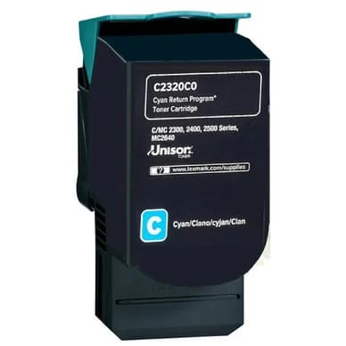 Lexmark Lexmark C242XC0 Värikasetti cyan 3.500 sivua C242XC0 Vastaa: N/A