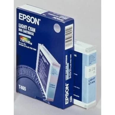Epson Mustepatruuna vaalea cyan, 110 ml T465 Vastaa: N/A
