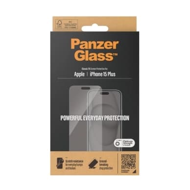 Panzerglass PanzerGlass näytön suoja iPhone 15 Plus Classic Fit 5711724028076 Vastaa: N/A