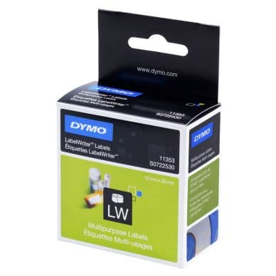 Dymo Etiketti Dymo yleismalli 25x13mm 5411313113533 Vastaa: N/A