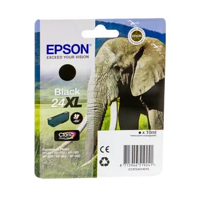 Epson Epson 24XL Mustepatruuna musta T2431 Vastaa: N/A