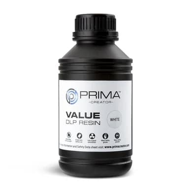 Prima PrimaCreator Value DLP / UV Resin 500 ml Valkoinen 7340002114385 Vastaa: N/A