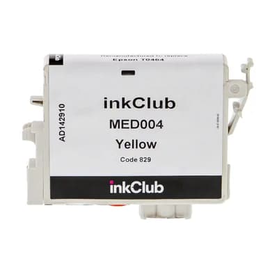 inkClub Mustepatruuna keltainen, korvaa Epson T0484 MED004 Vastaa: T0484