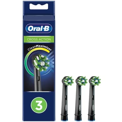 Oral-B Oral-B Refiller Cross Action Black 3-pakkaus 4210201325413 Vastaa: N/A